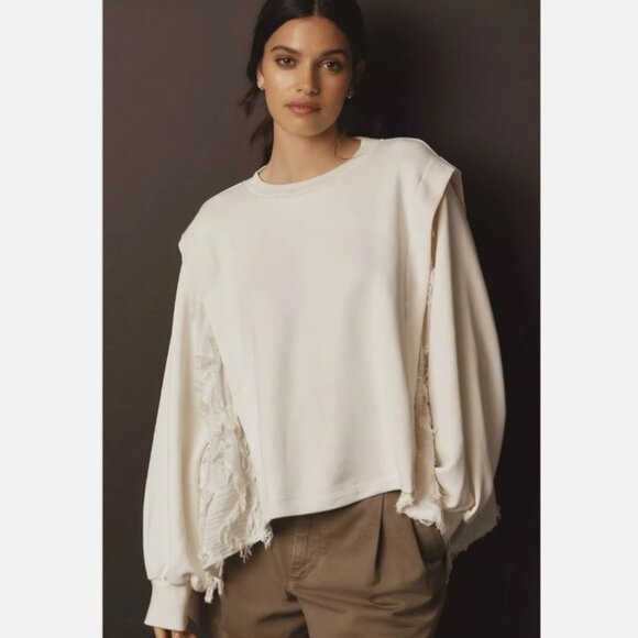 Brand New By Anthropologie Twofer Sweatshirt - Picture 5 of 10